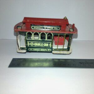 CTC Cable Car San Francisco Municipal RY. Vintage Powell & Hyde Sts. #39 Defects